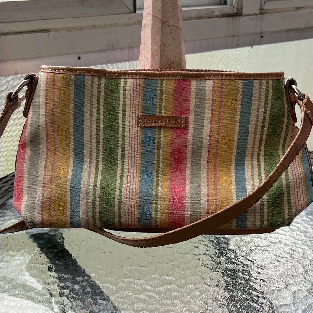 Striped Multicolor Shoulder Bag